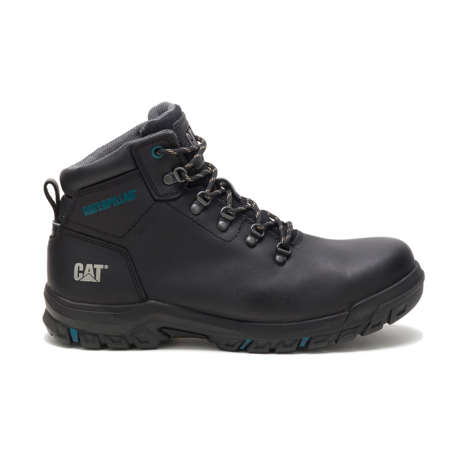 Caterpillar Boots South Africa - Cat Women's Mae Steel Toe Waterproof Work Boots Black CR8496531